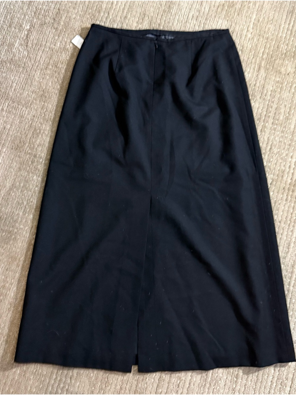 Vintage Talbots Wool Skirt Size 14 Black Made In USA NWT